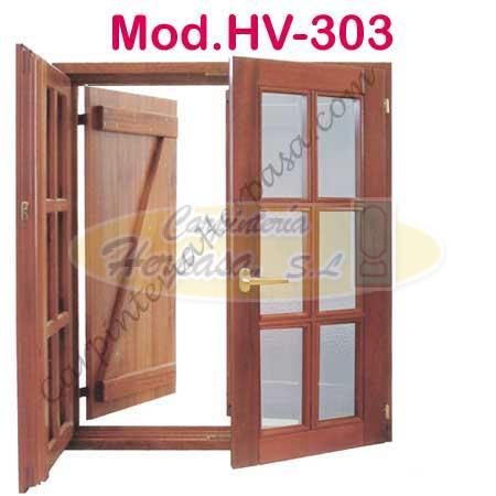 Ventanas de madera blancas o marrones