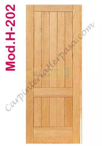 Puerta de Madera Interior Mod. H-202 