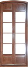 balcones de madera de medio punto